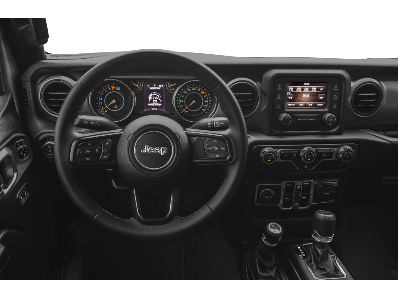 2021 Jeep Gladiator — interior view