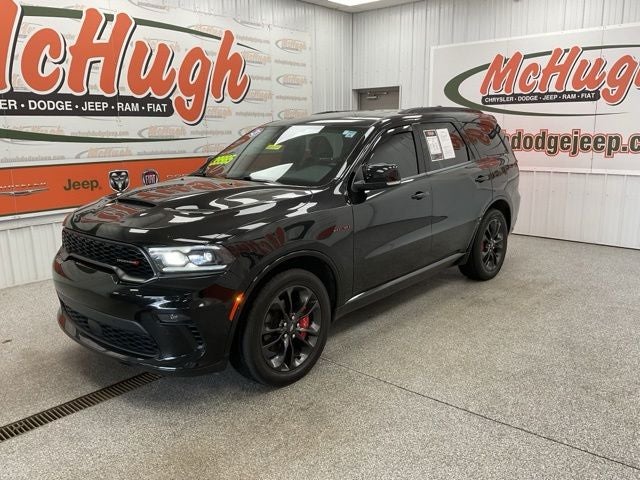 2023 Dodge Durango R/T Plus AWD in Db Black Clearcoat — front three-quarter view