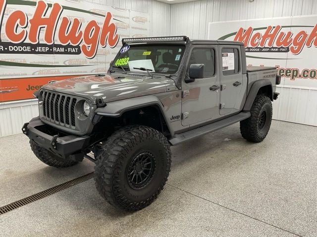 2023 Jeep Gladiator Sport S 4x4 in Sting-Gray Clearcoat — front three-quarter view