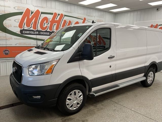 2024 Ford Transit-250 Cargo Van Base in Oxford White — front three-quarter view