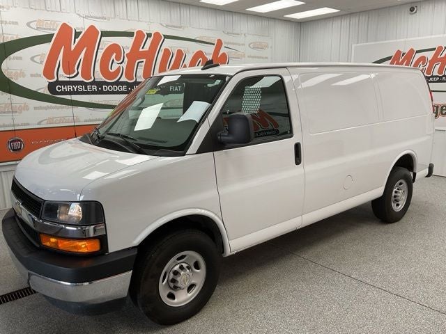 2024 Chevrolet Express Cargo RWD 2500 Regular Wheelbase WT in Summit White — front three-quarter view