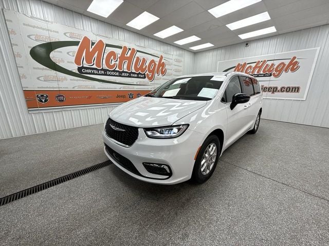 2026 Chrysler Pacifica PACIFICA SELECT in Bright White Clear-Coat Exterior Paint — front three-quarter view