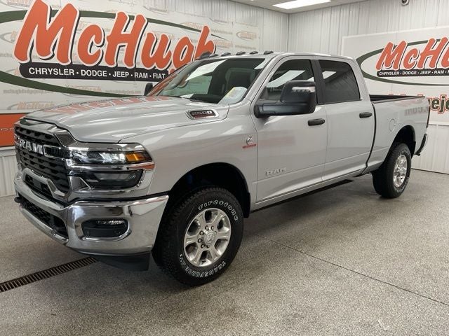 2026 RAM Ram 2500 RAM 2500 BIG HORN CREW CAB 4X4 6'4' BOX in Silver-Zynith Exterior Paint — front three-quarter view