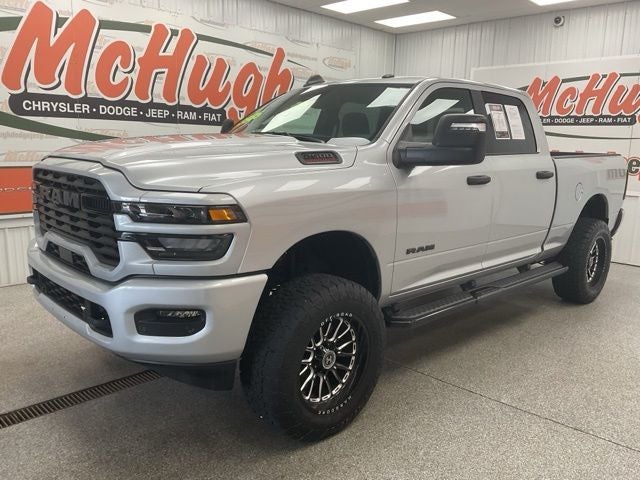 2026 RAM 2500 Big Horn Crew Cab 4x4 6'4' Box in Silver Zynith — front three-quarter view