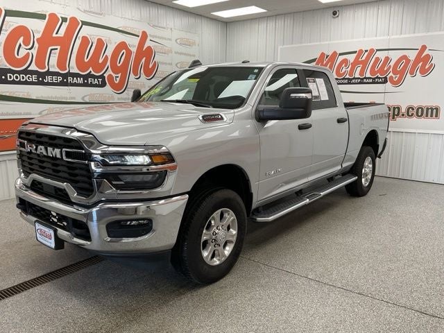 2026 RAM 2500 Big Horn Crew Cab 4x4 6'4' Box in Silver Zynith — front three-quarter view
