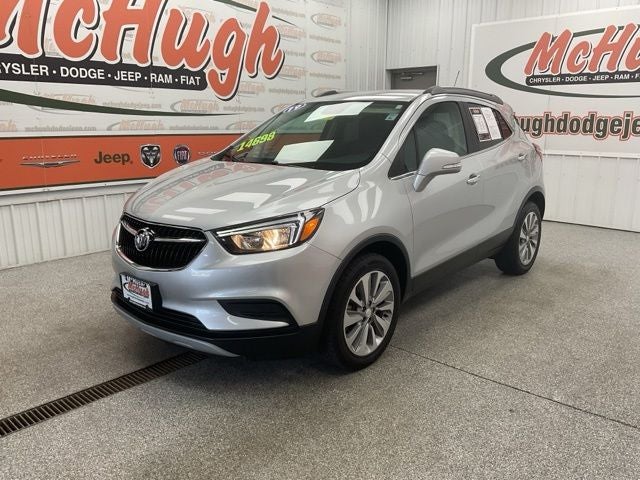 2019 Buick Encore FWD Preferred in Quicksilver Metallic — front three-quarter view