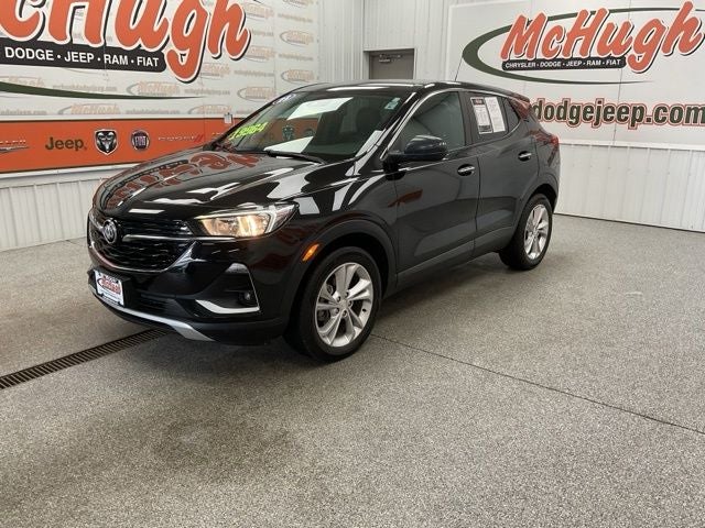 2023 Buick Encore GX Preferred FWD in Ebony Twilight Metallic — front three-quarter view