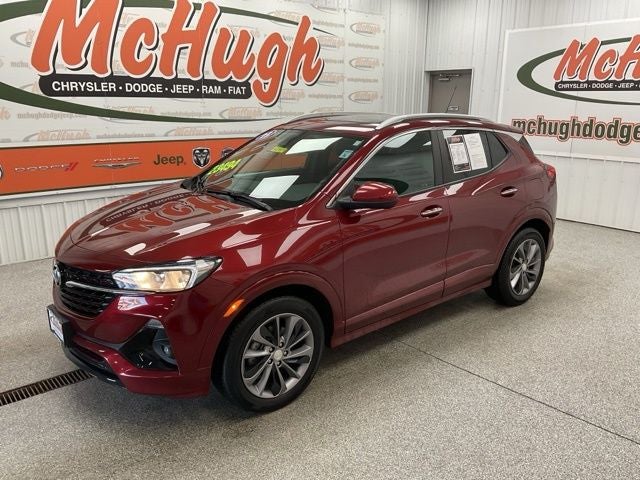 2023 Buick Encore GX Select FWD in Cinnabar Metallic — front three-quarter view